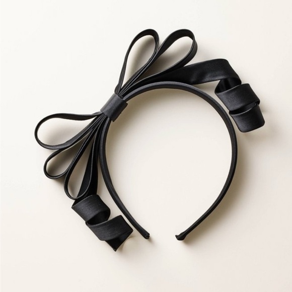 Kate Spade New York x Target Ribbon Bow Headband Black NWT - Picture 2 of 3